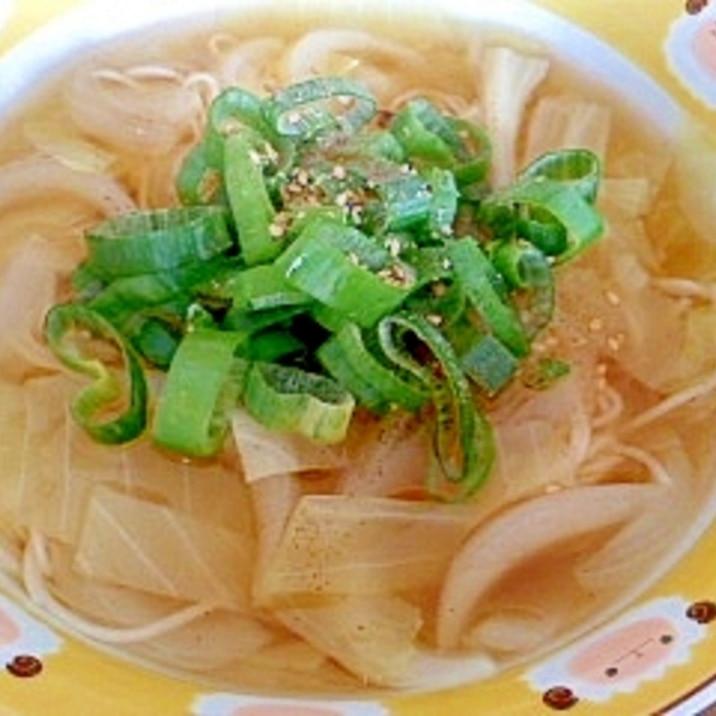 そうめんであっさり醤油ラーメン風☆